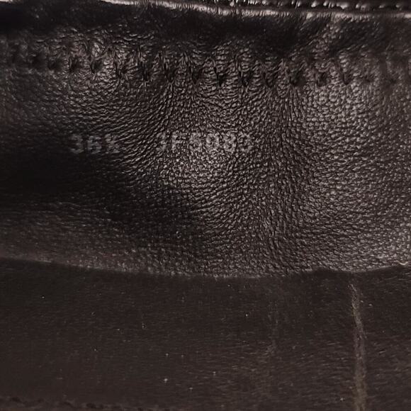 Prada Sport Black Patent Leather Nylon Bow Detail Scrunch Ballet Flat Size 36.5 - Picture 8 of 10